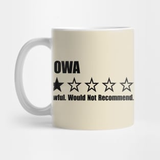 Iowa One Star Review Mug